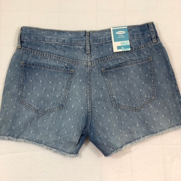 NWT Old Navy Light Denim Festival Cut Off Shorts - Picture 2 of 4